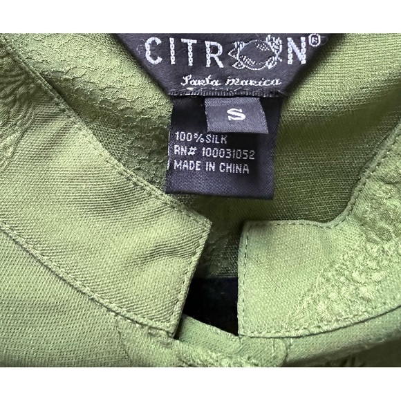 Citron 100% Silk Blouse - Picture 9 of 9